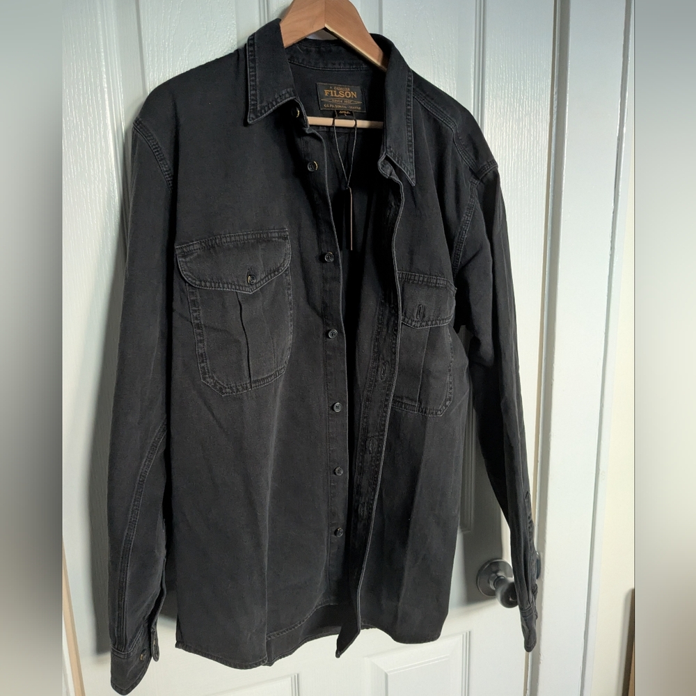 Filson Black Denim Guide Shirt